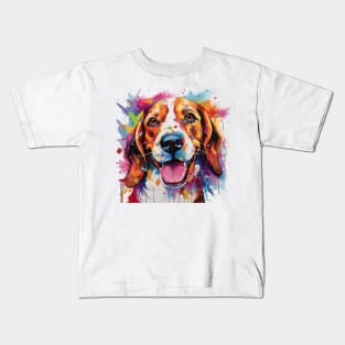 Beagle Art Kids T-Shirt